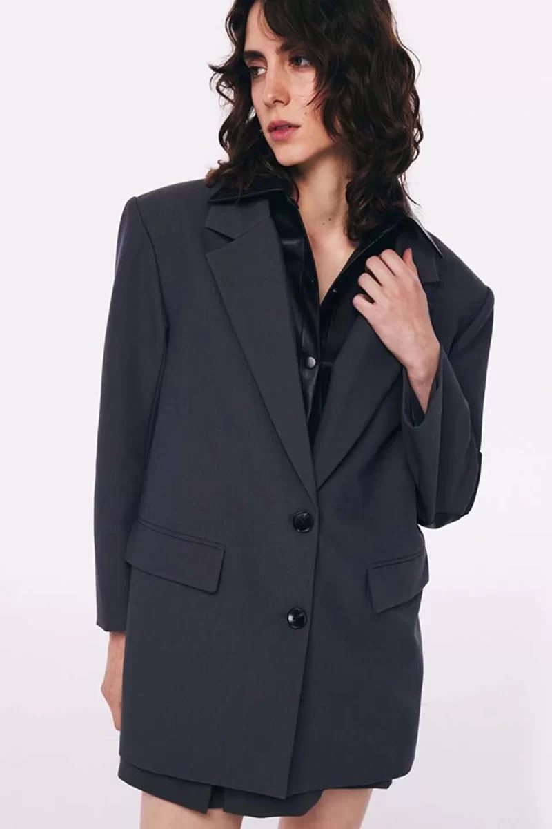 Twist  Çift Parça Görünüm Blazer Kadın Ceklet