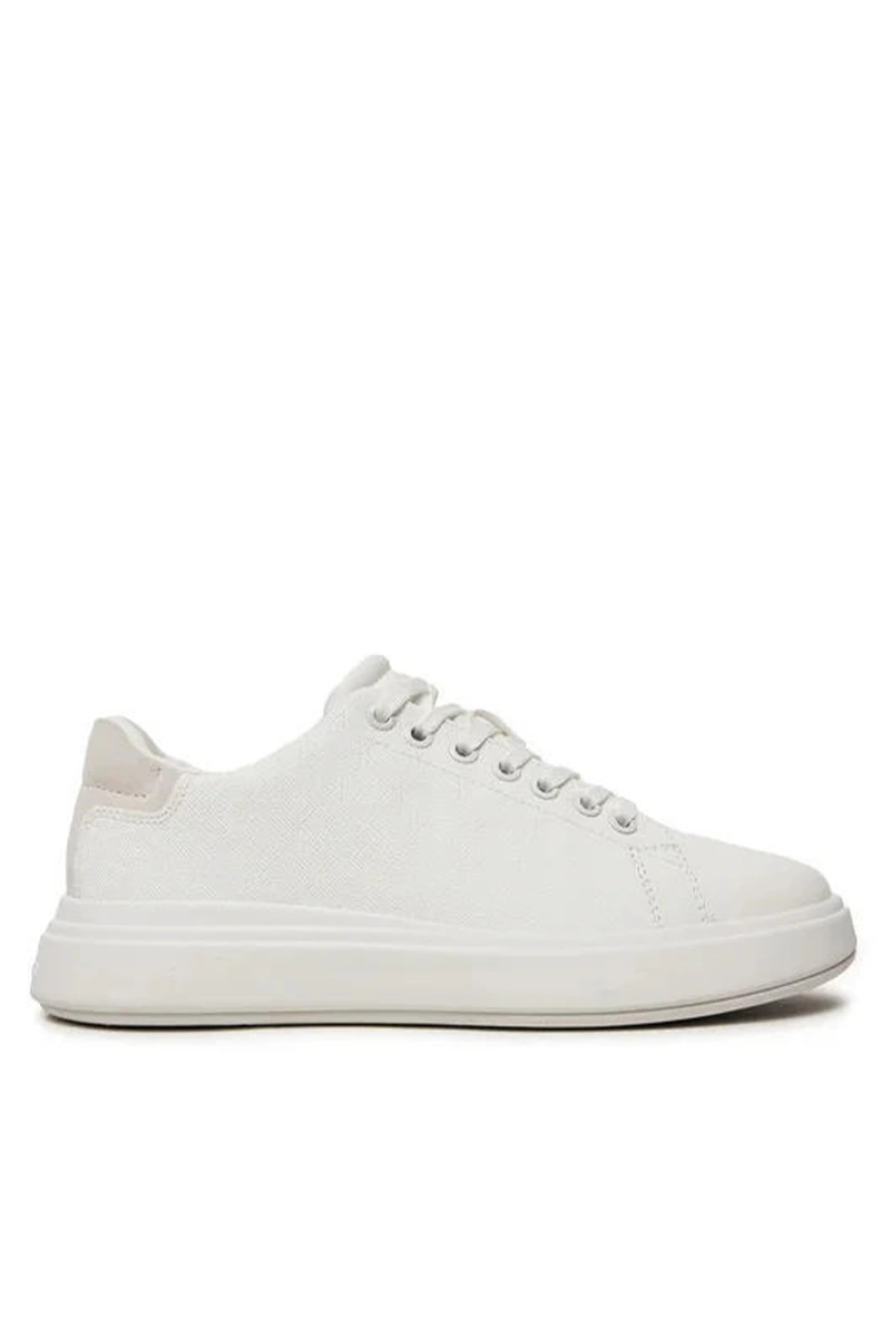Calvin Klein CK Logolu Kadın Beyaz Sneaker