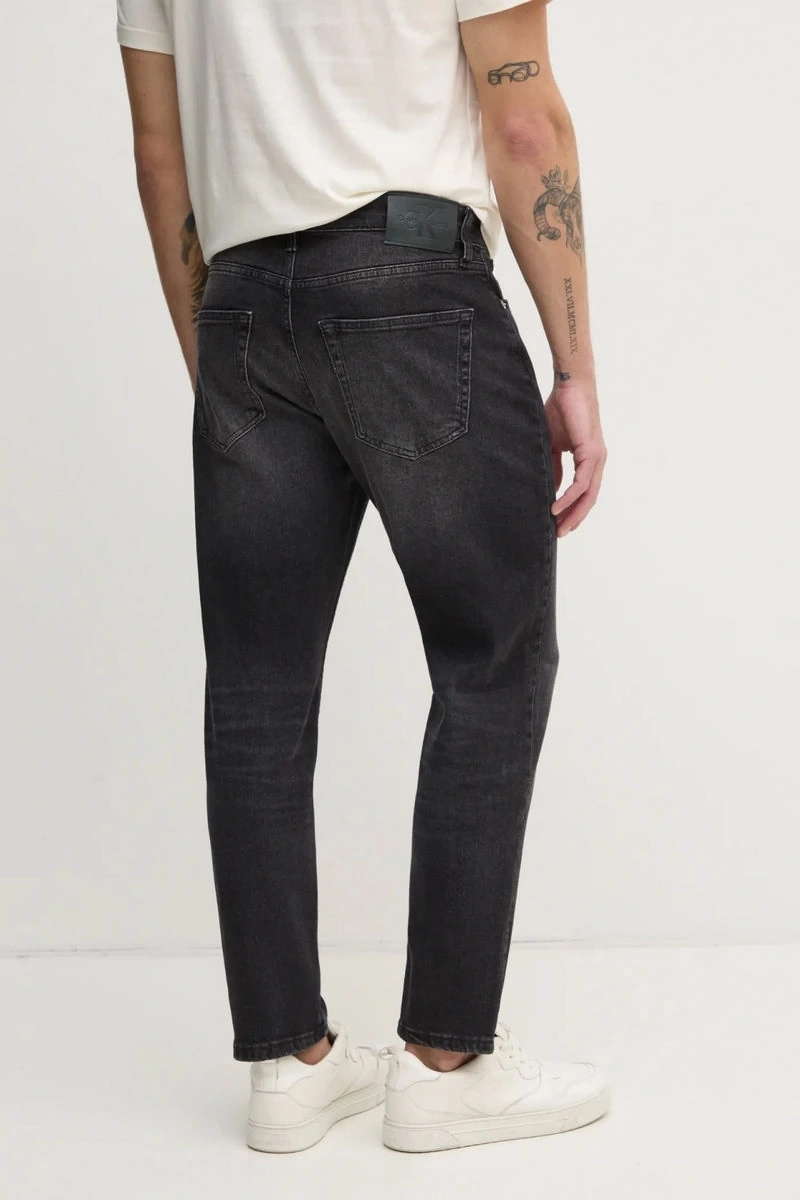 Calvin Klein Erkek Dad  Denim Siyah Kot Pantolon