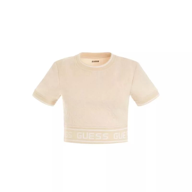 Guess  Damen T-Shirt  Darla SS Crop