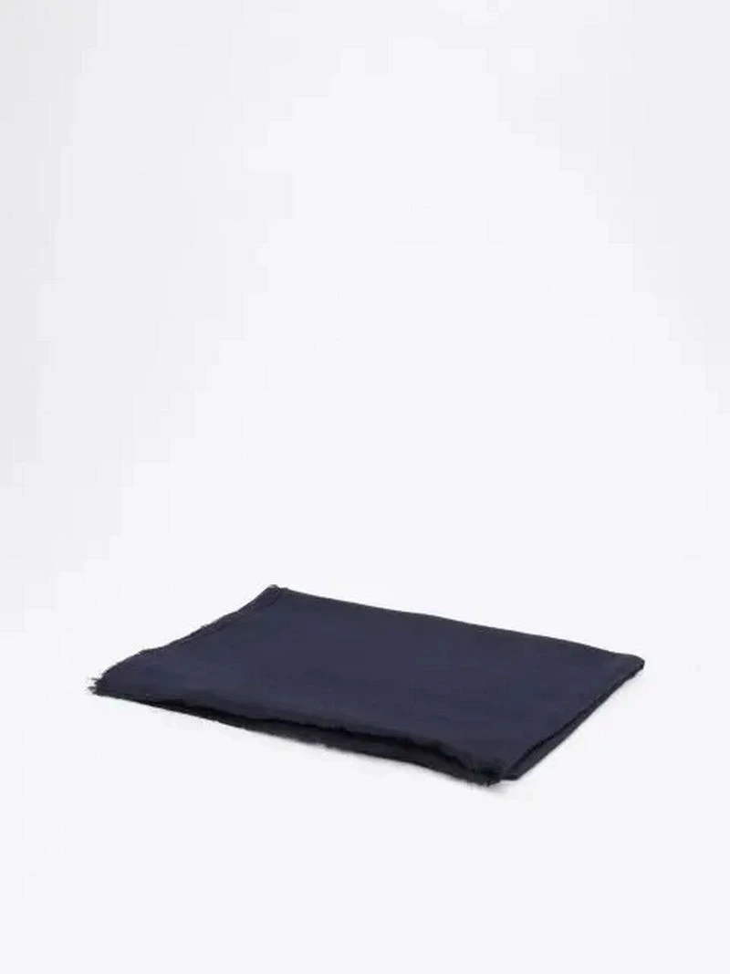 Tommy Hilfiger Kadın   Jakarlı  Mavi Eşarp