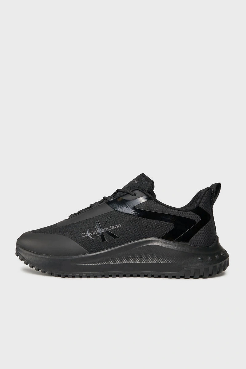 Calvin Klein  CK Logolu Erkek Rahat Taban Siyah Sneaker