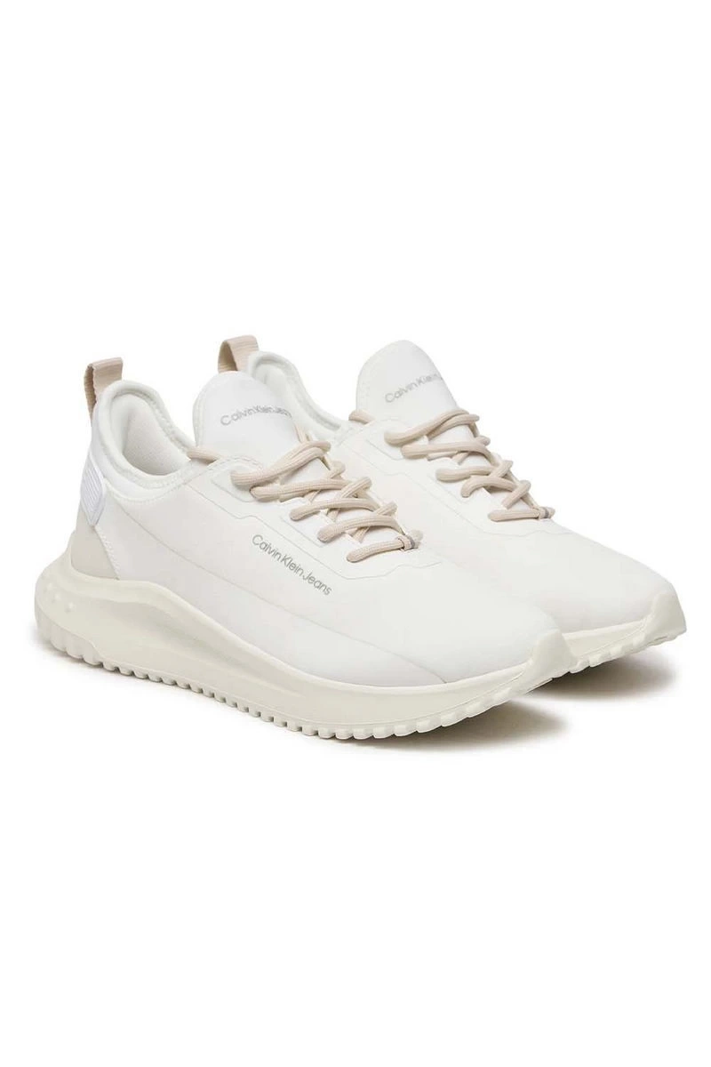Calvin Klein  Kadın Kalın Spor Taban Beyaz Sneaker