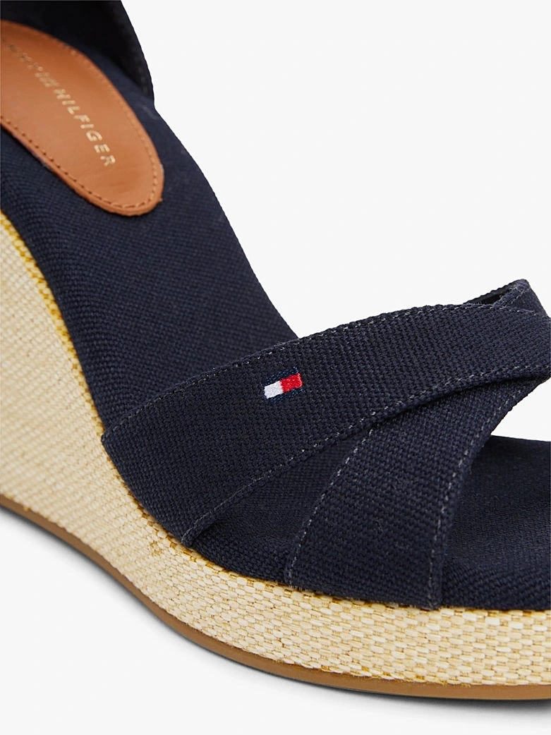 Tommy Hilfiger Kadın Lacivert Yüksek Taban Askılı Espadril