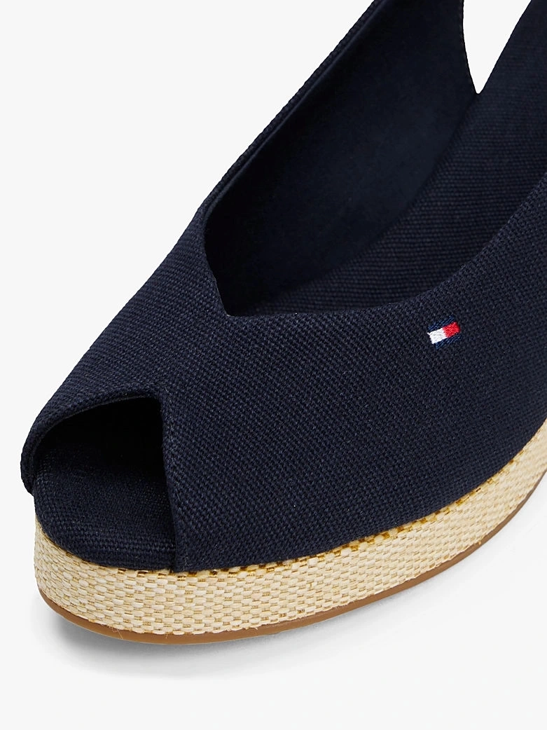 FLAG MID WEDGE ESPAD SLINGBACK