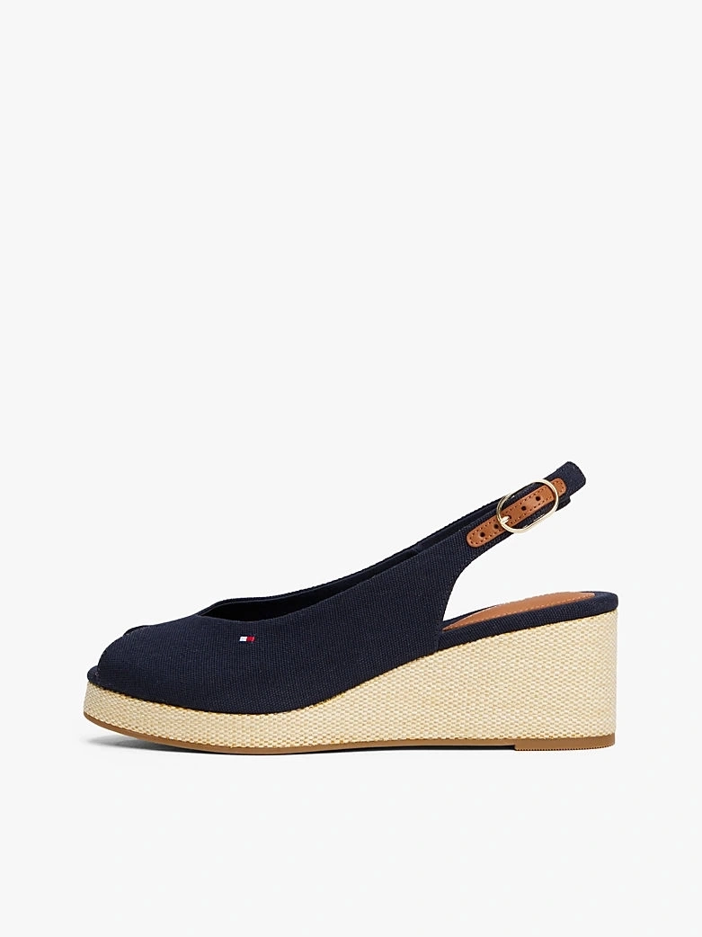 FLAG MID WEDGE ESPAD SLINGBACK