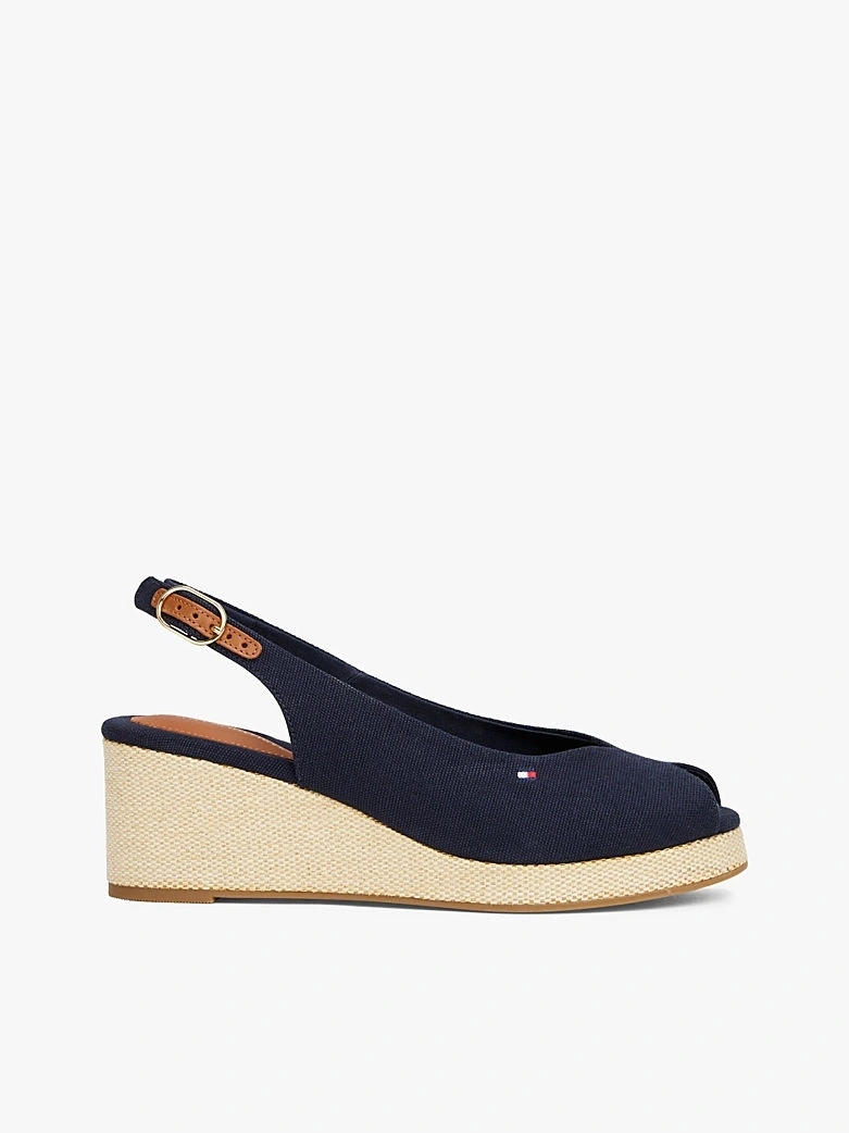 FLAG MID WEDGE ESPAD SLINGBACK