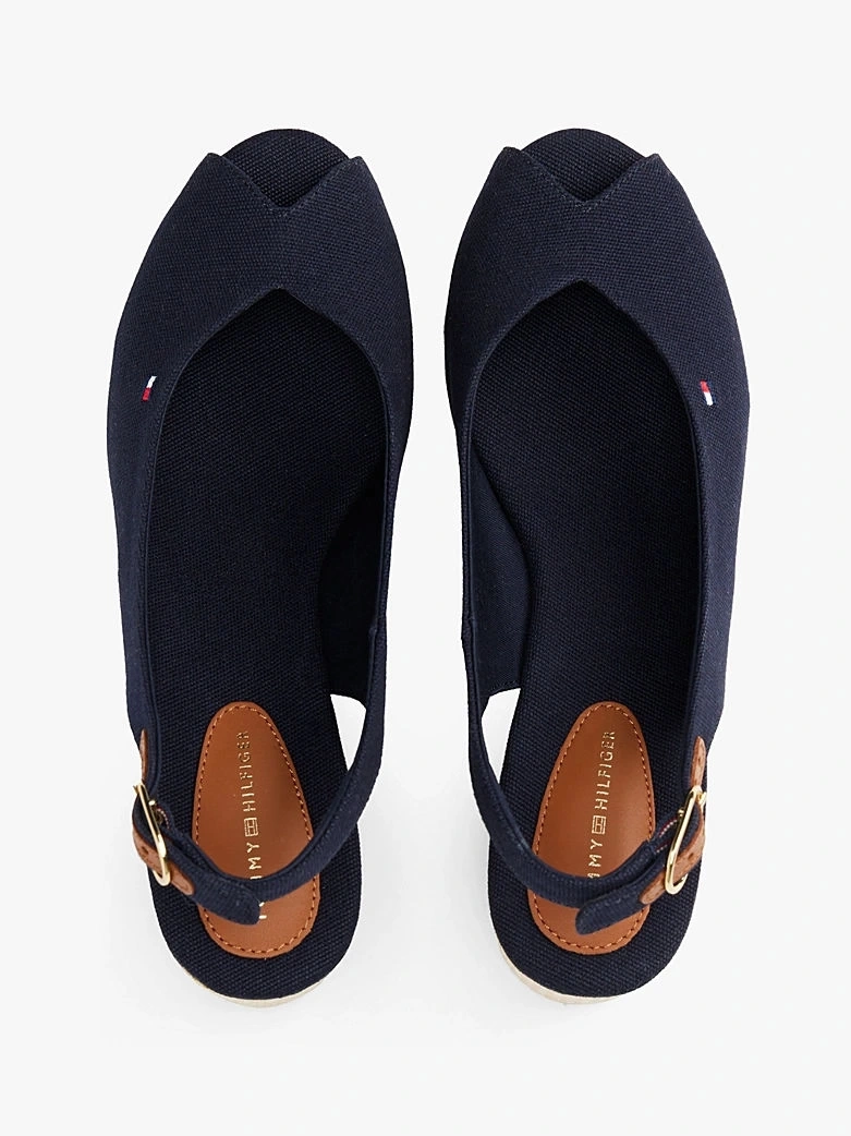 FLAG MID WEDGE ESPAD SLINGBACK