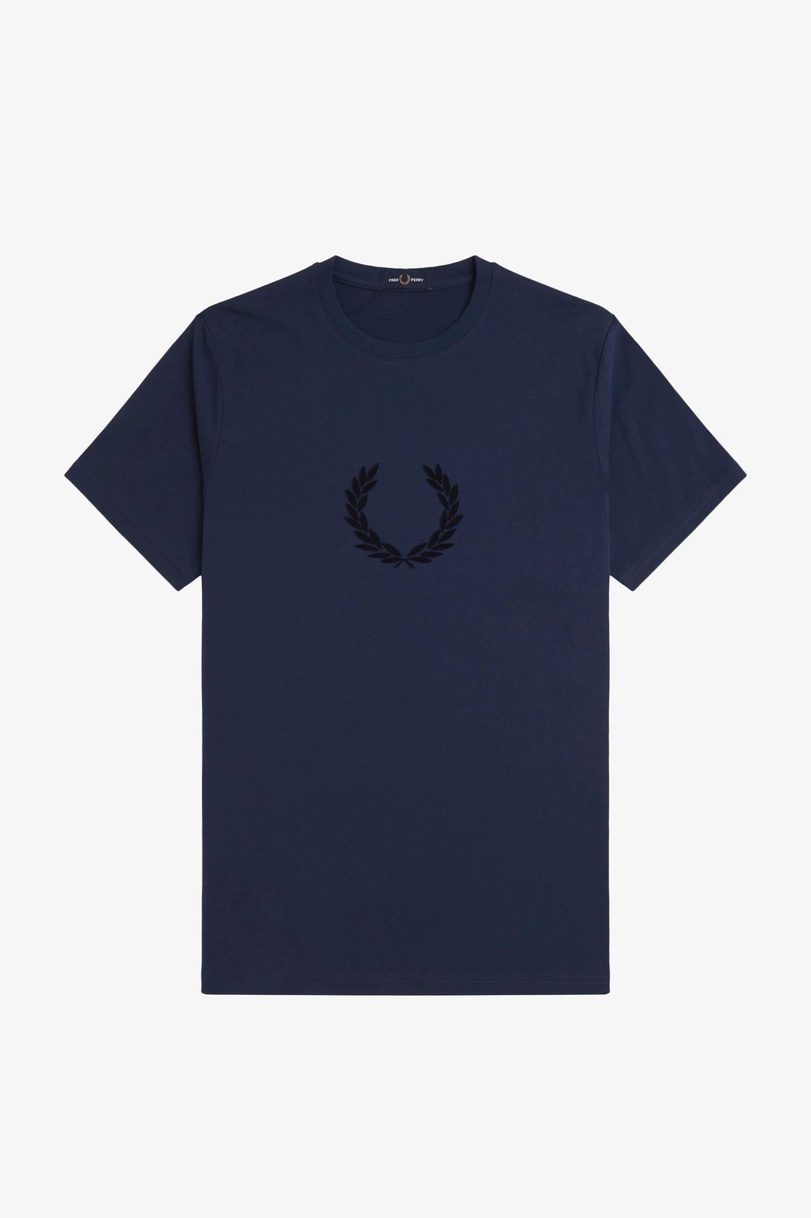 Fred Perry Erkek Mavi/Beyaz Logo Detaylı Sneaker