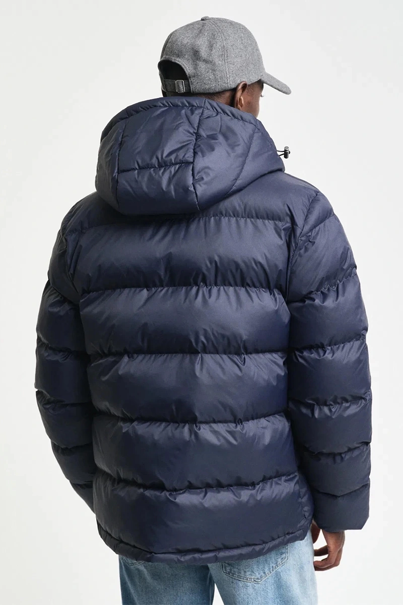 Gant Erkek Lacivert Kapüşonlu Mont