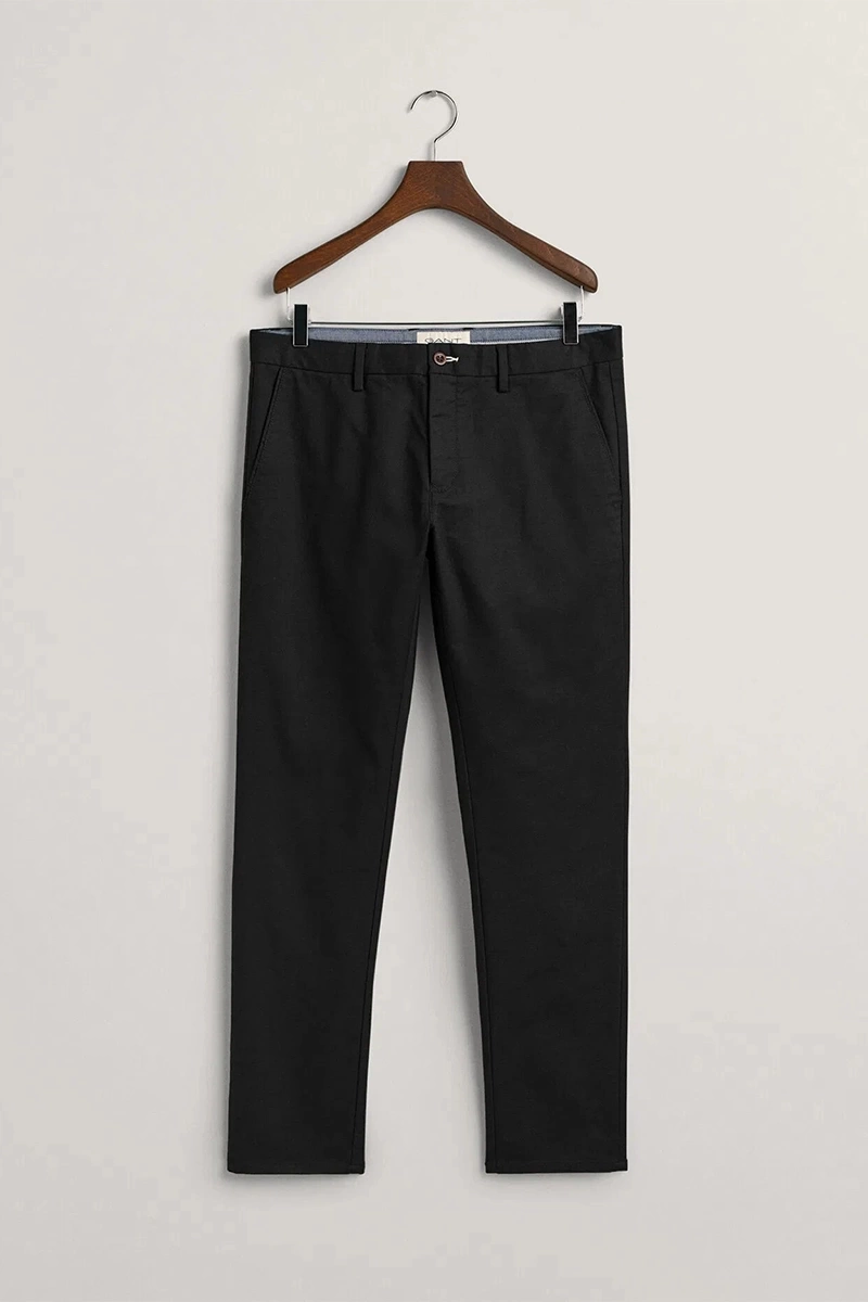 Gant Erkek Siyah Slim Fit Pantolon