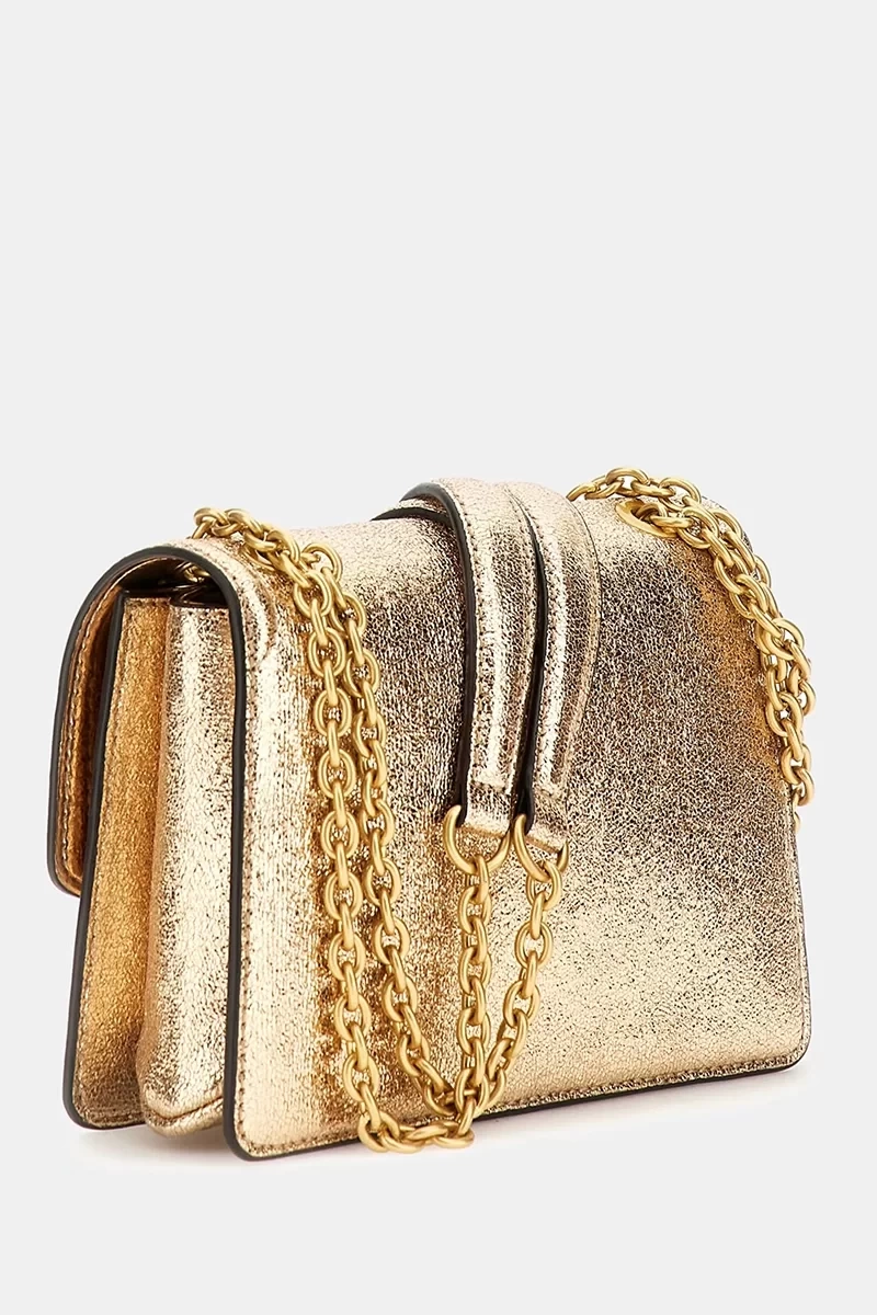 Guess Gilded Glamour Lamine Mini Çapraz Çanta