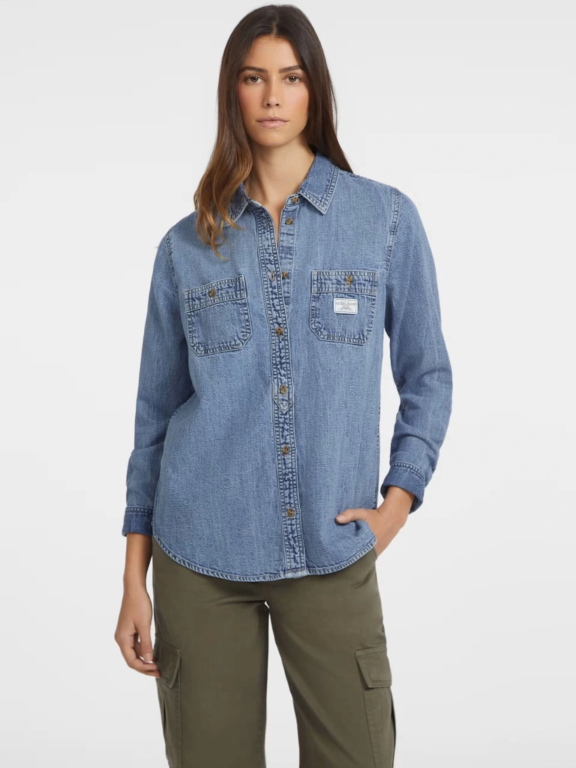 GJ REGULAR LS DENIM SHIRT