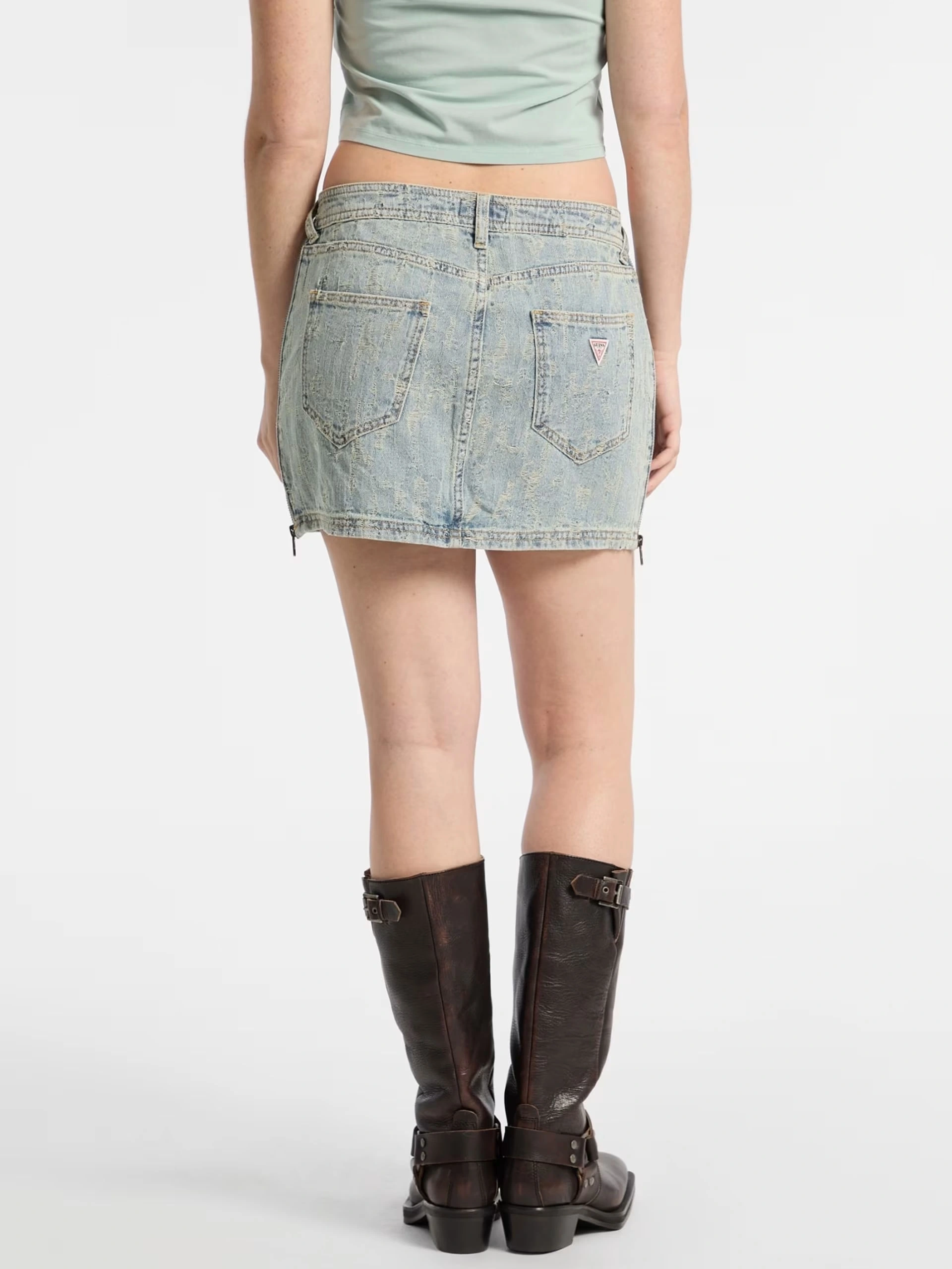 Guess Kadın Jean Mini Etek