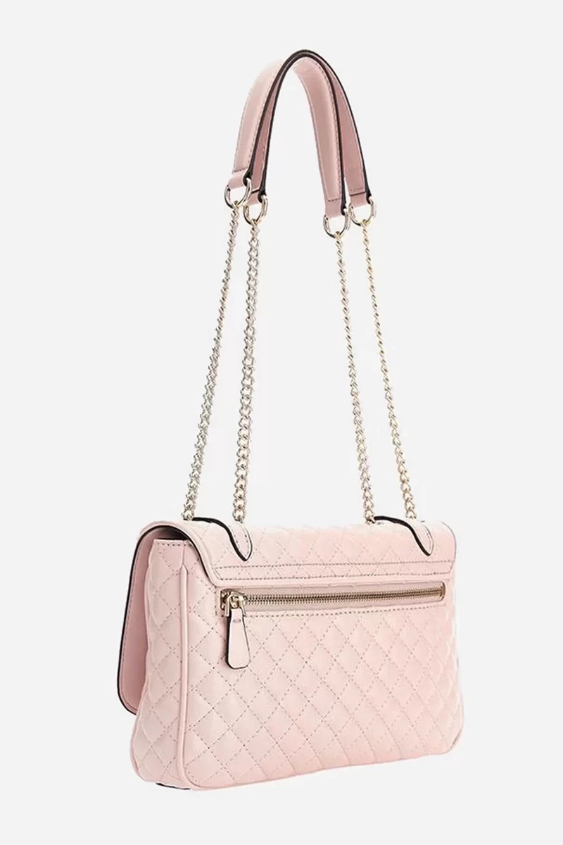 Guess Adam Convertible Crossbody Flap Pale Rose Çanta