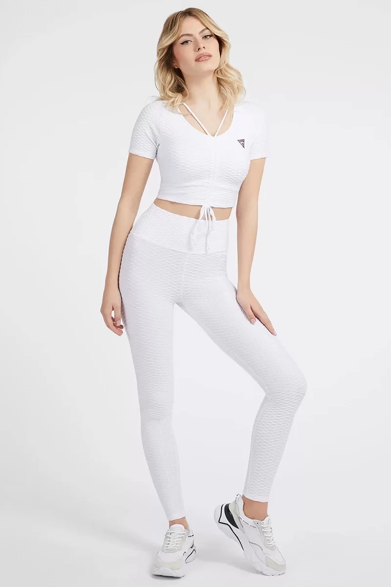 Guess Bağcıklı Spor Crop Bluz