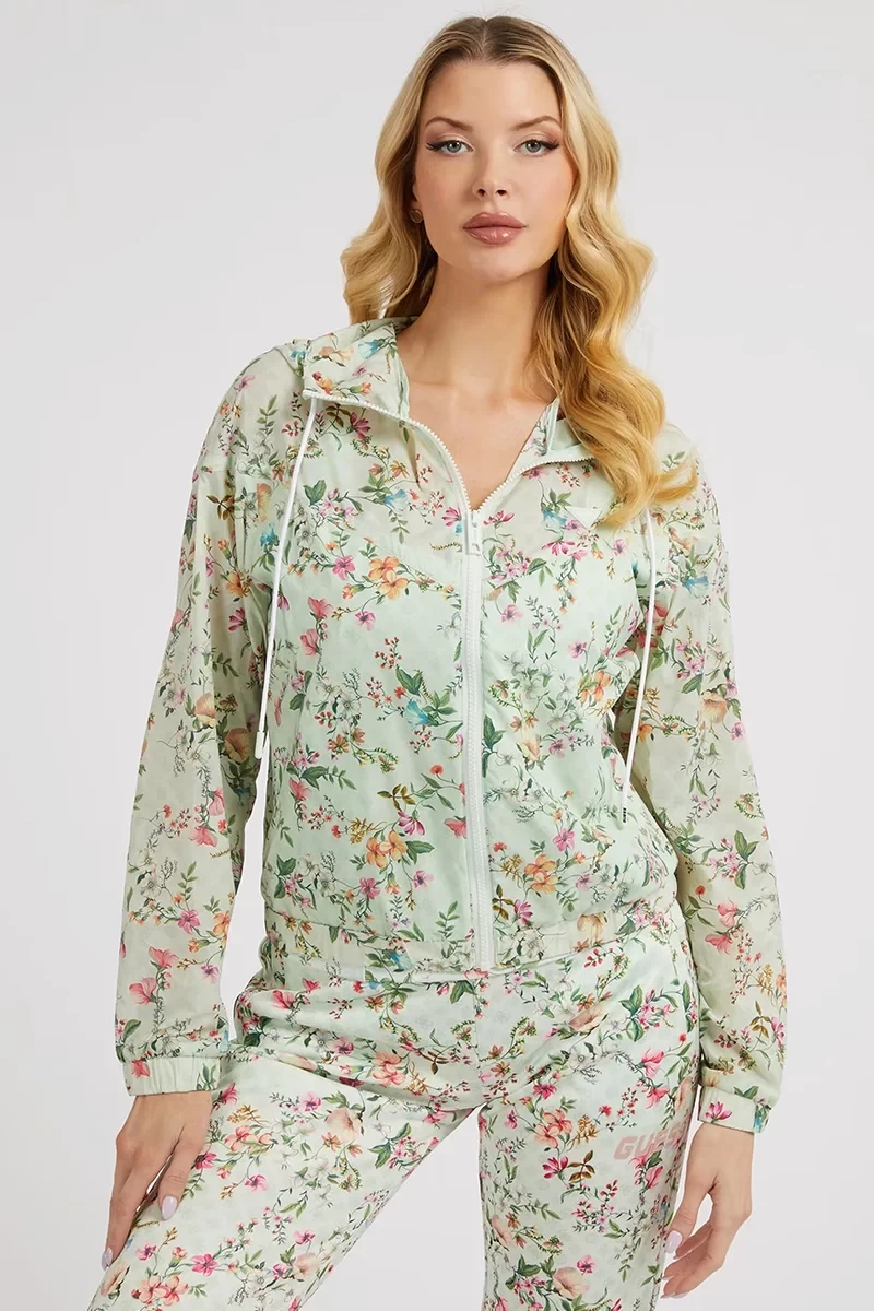 Guess Çiçek Desenli Rüzgarlık