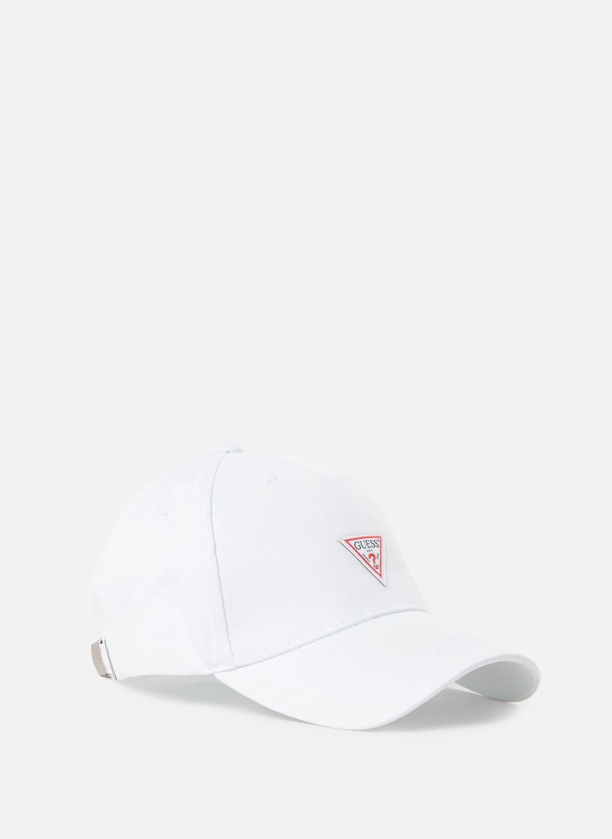 Guess  Erkek Beyaz  Üçgen Logolu Beyzbol Şapkası