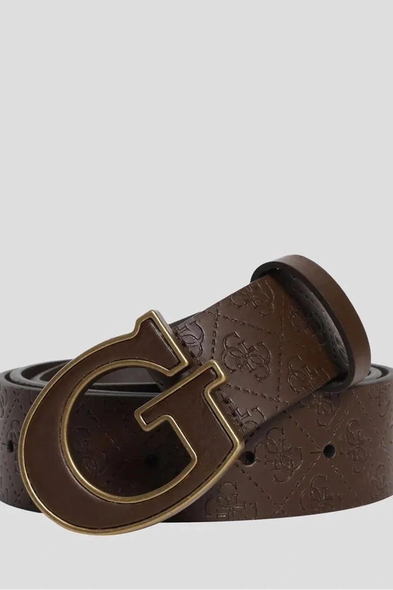 Guess Erkek Kahverengi G Belt Kemer