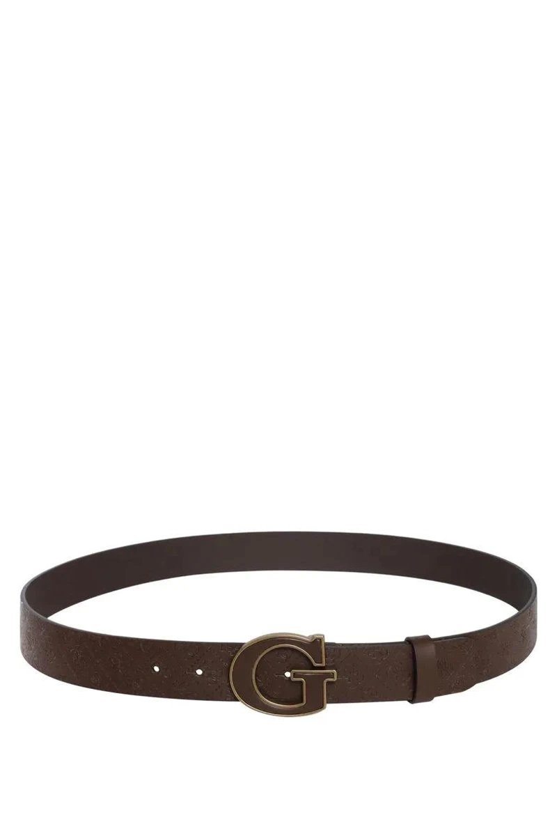 Guess Erkek Kahverengi G Belt Kemer