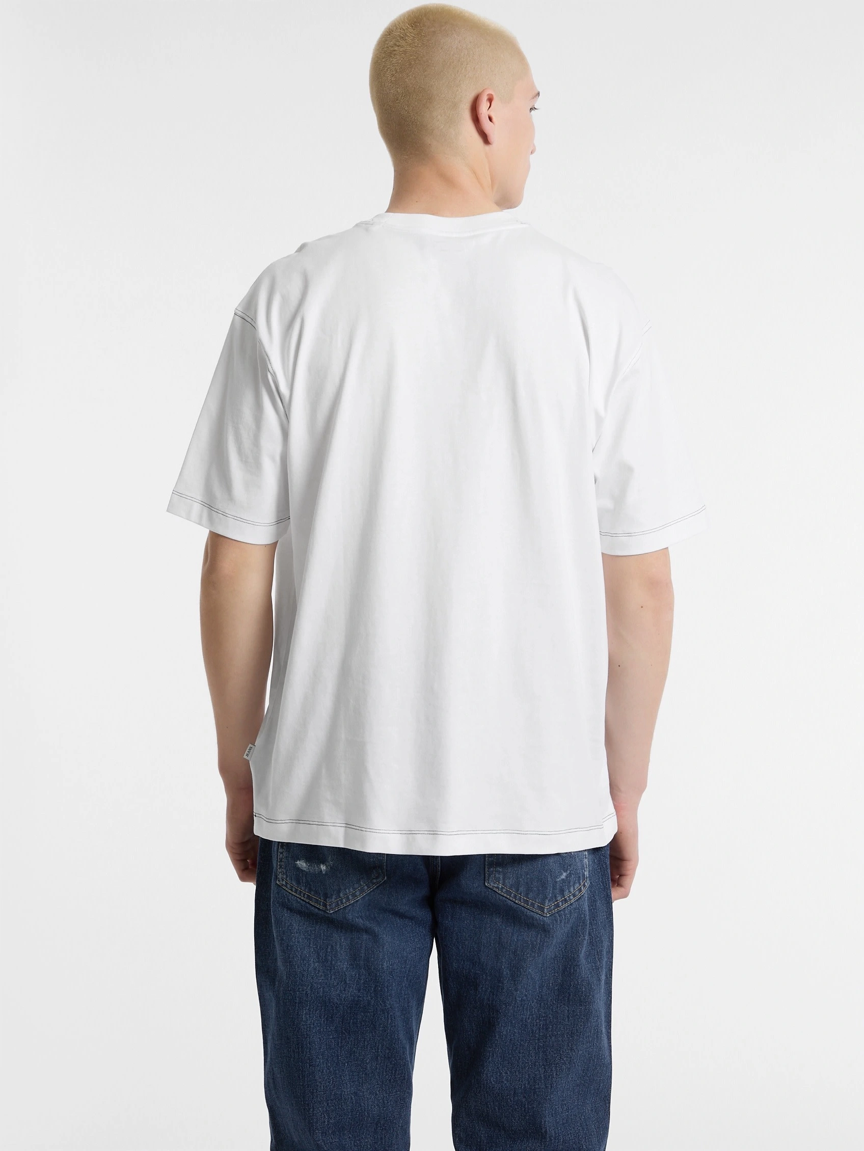 Guess Erkek Jeans Regular Fit  Pamuklu Beyaz T-Shirt
