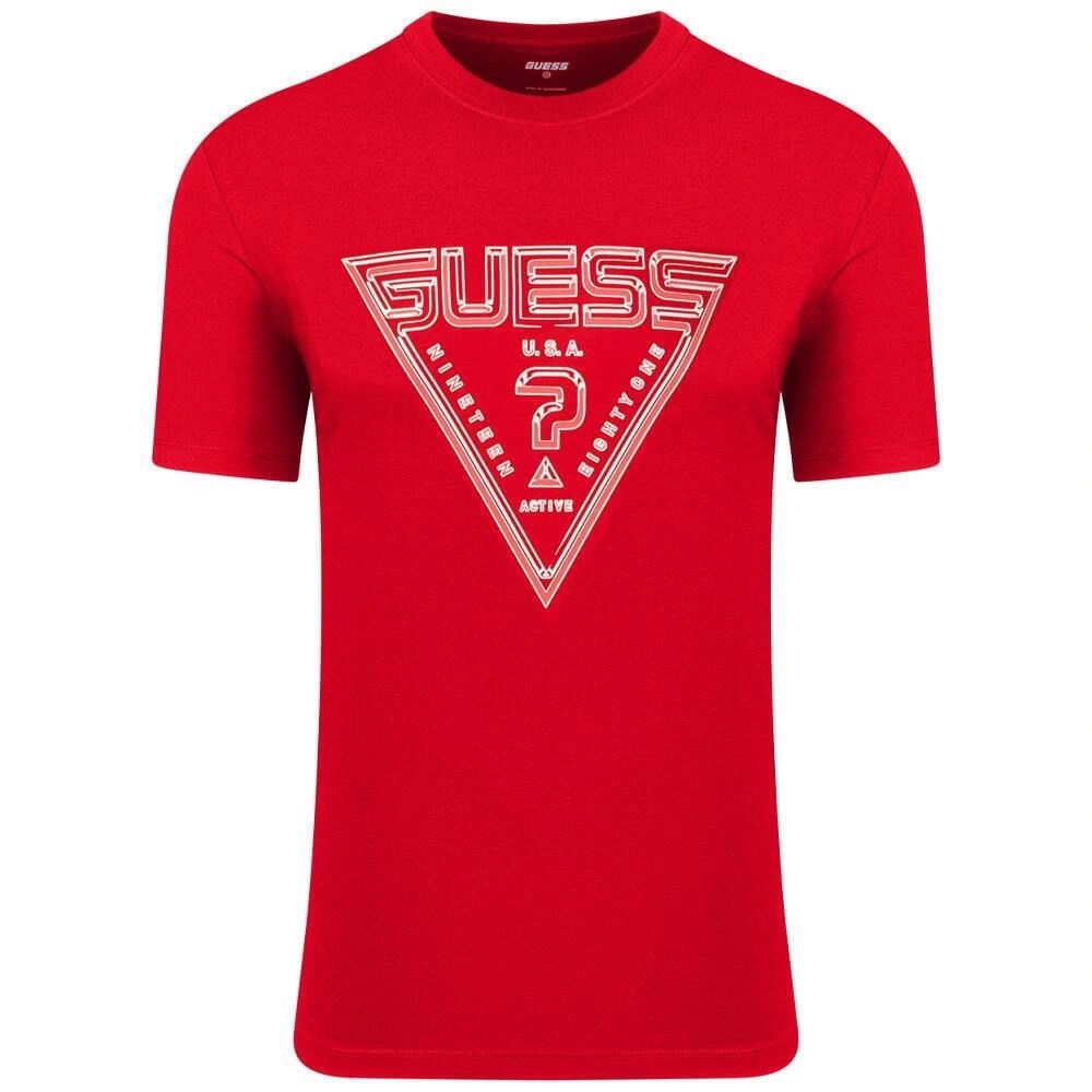 Guess Erkek Kırmızı T- Shirt