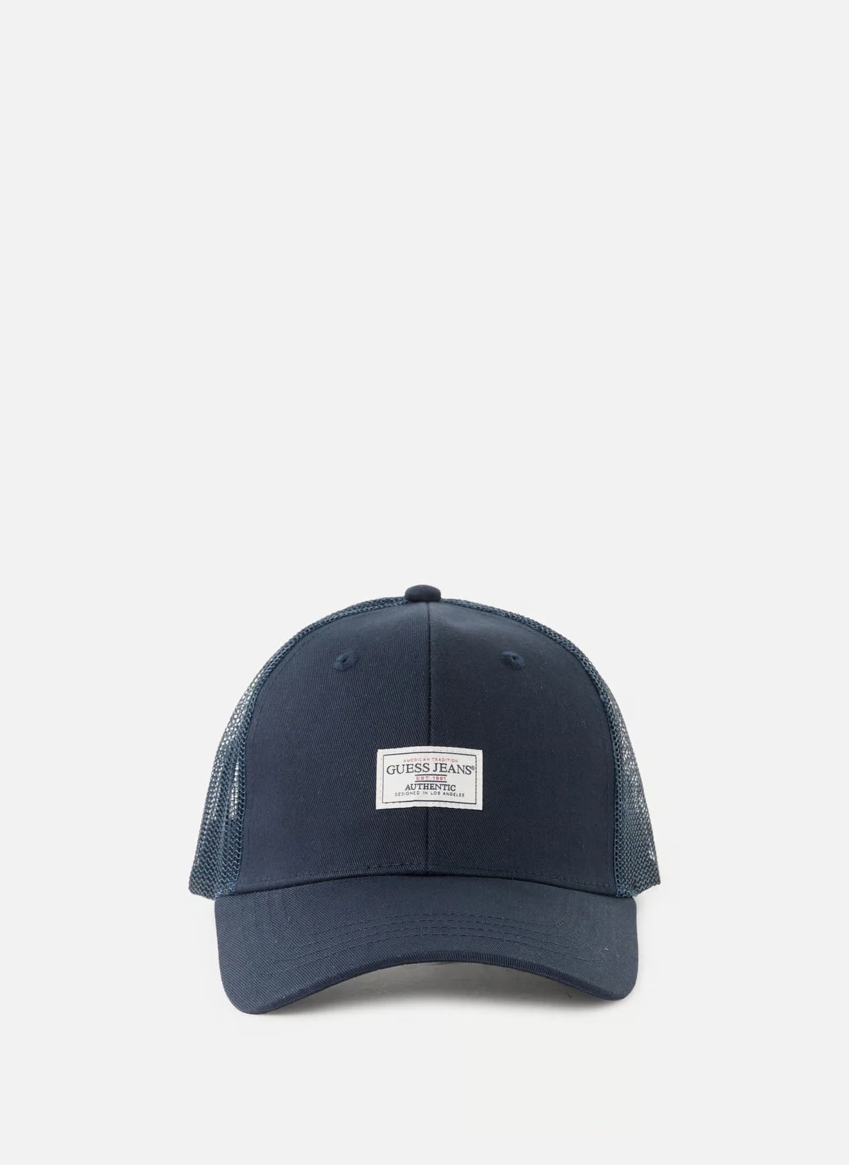 Guess Erkek Lacivert Vintage Trucker Şapka