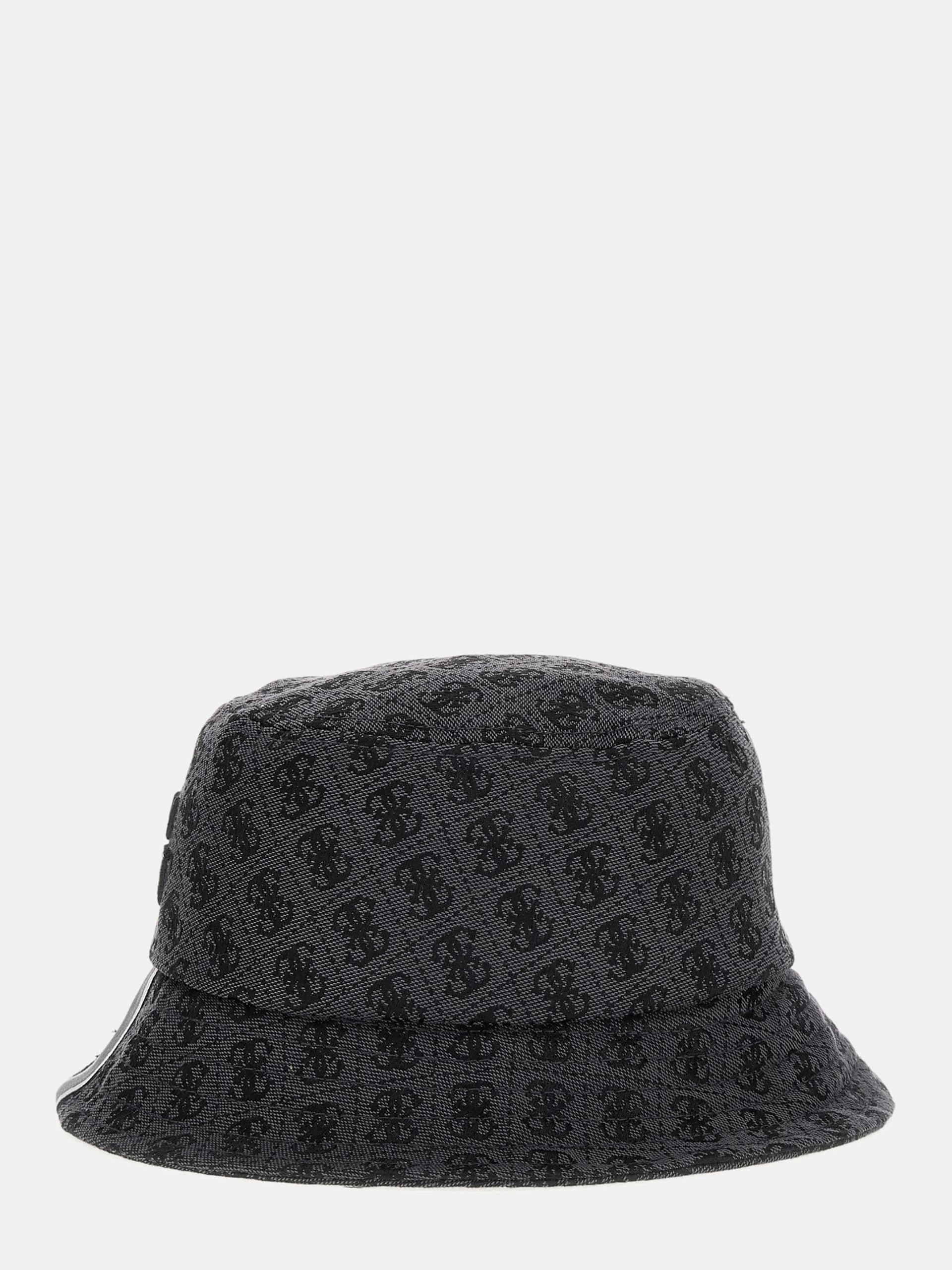 Guess Erkek Gri Amsterdam 4G Logolu Yağmur Şapkası