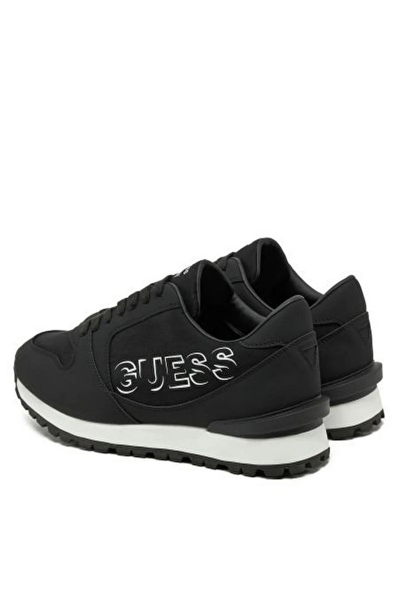 Guess Erkek Siyah Arona 4G Logolu Sneaker