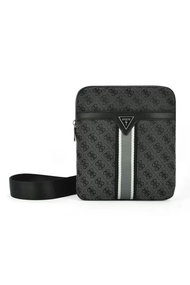 Guess Erkek Siyah Crossbag 4G Logolu Çanta