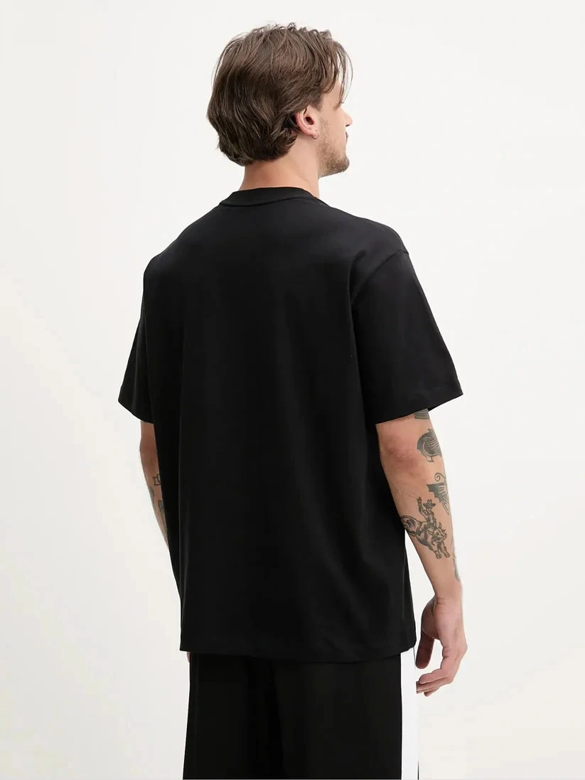 Guess Erkek Siyah Patch Detaylı Tişört