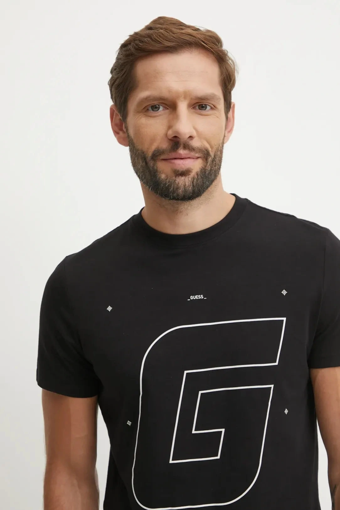 Guess Erkek Siyah  T-Shirt