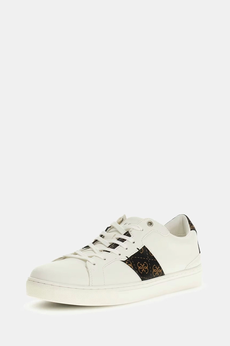 Guess Erkek Beyaz Todi 4G Logolu Sneaker