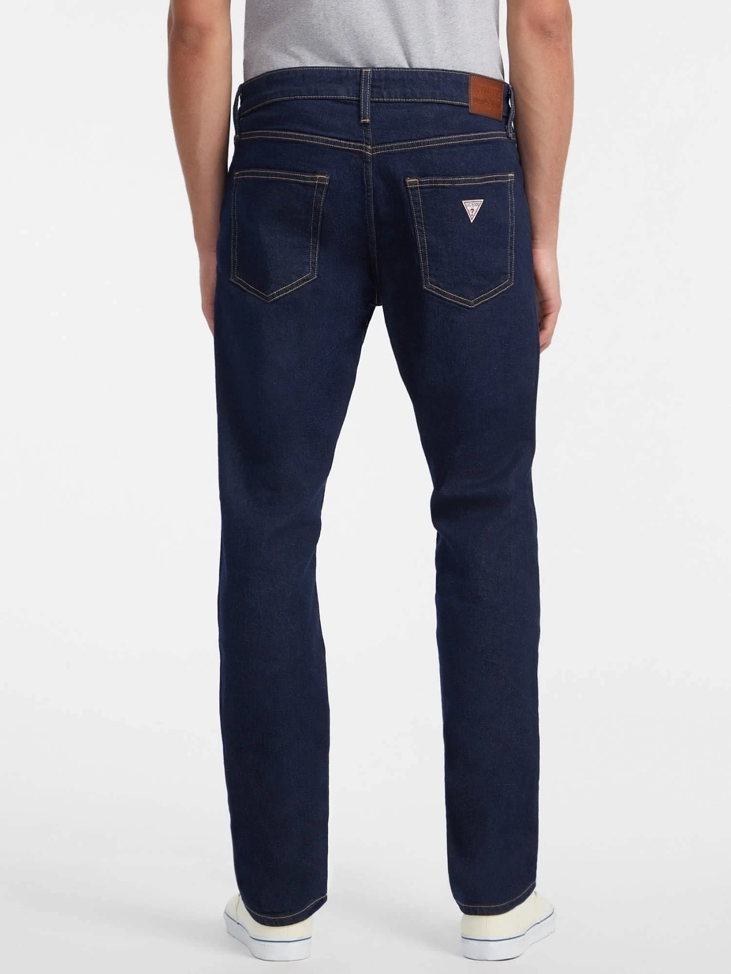 Guess Jeans Erkek G14 Normal Bel Slim Lacivert Kot Pantolon