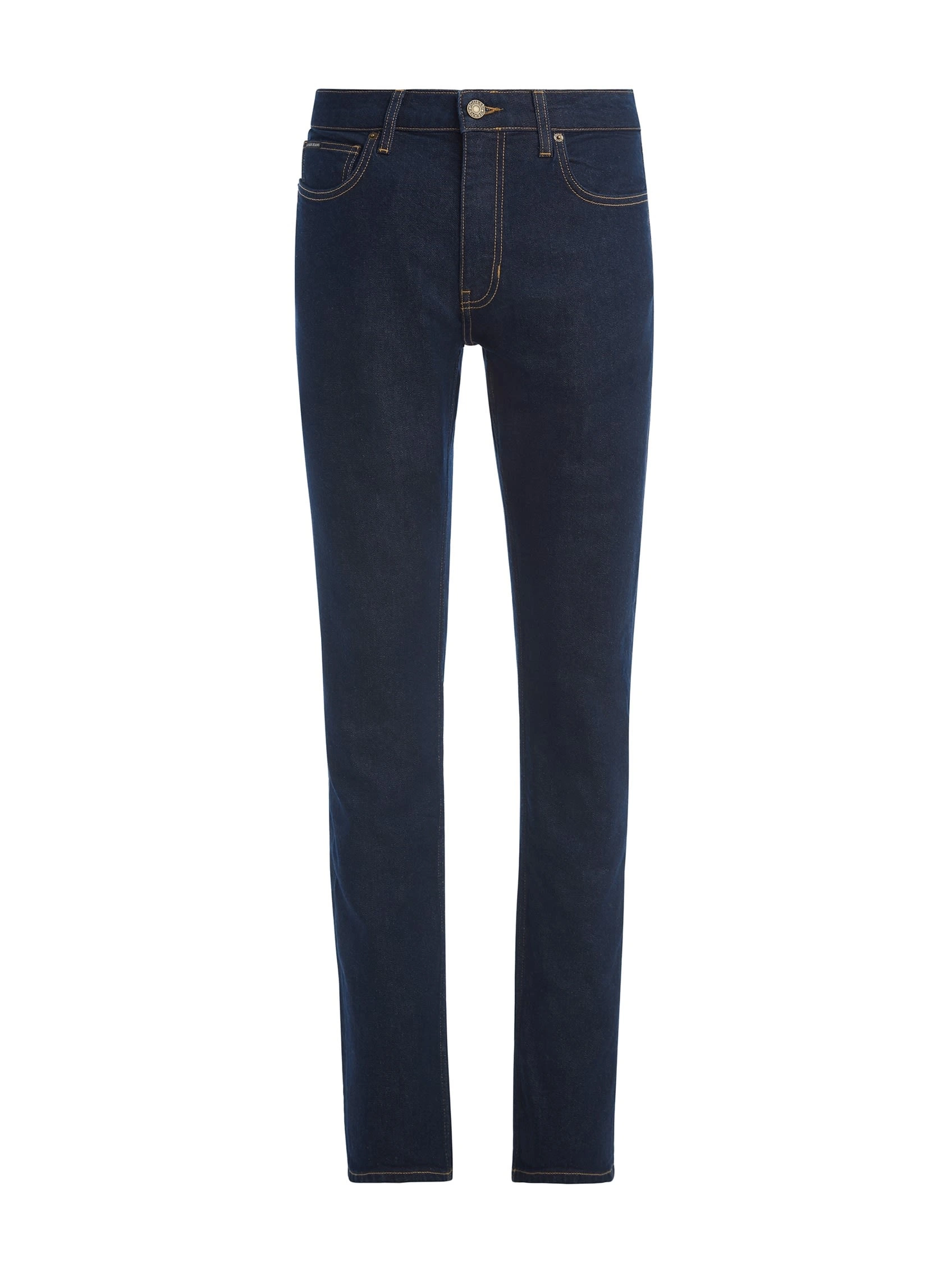 Guess Jeans Erkek G14 Normal Bel Slim Lacivert Kot Pantolon
