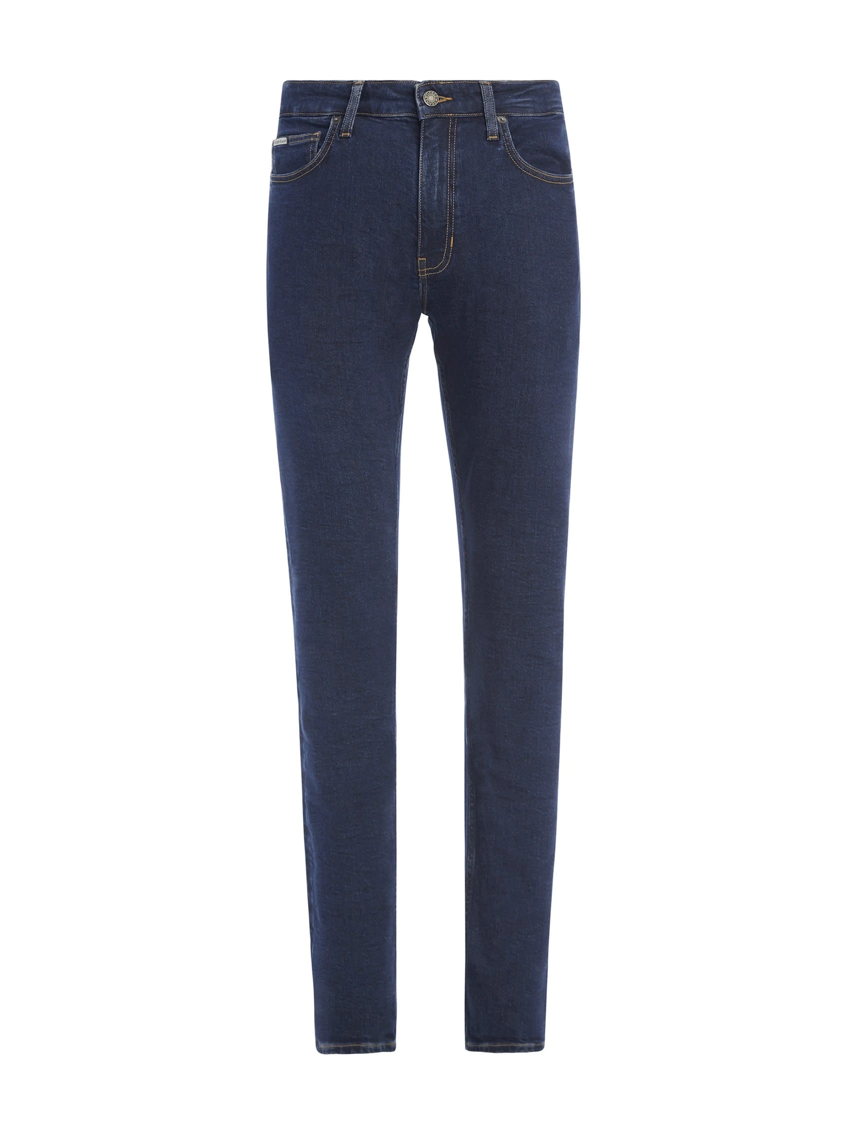 Guess Jeans Erkek G14 Slim Fit Mavi Kot Pantolon