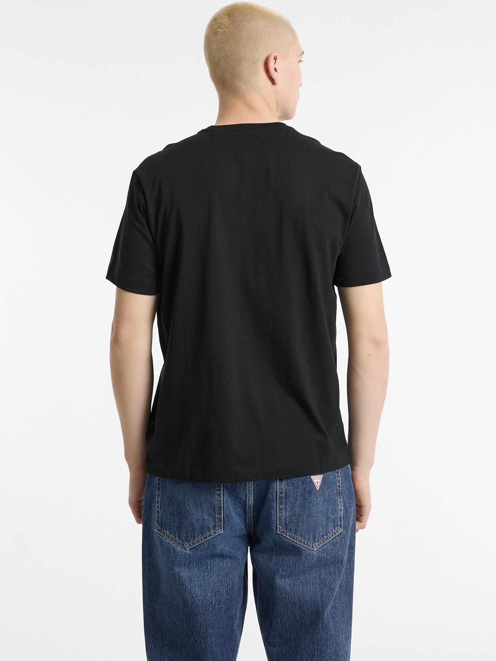 Guess Jeans Erkek Siyah T-shirt