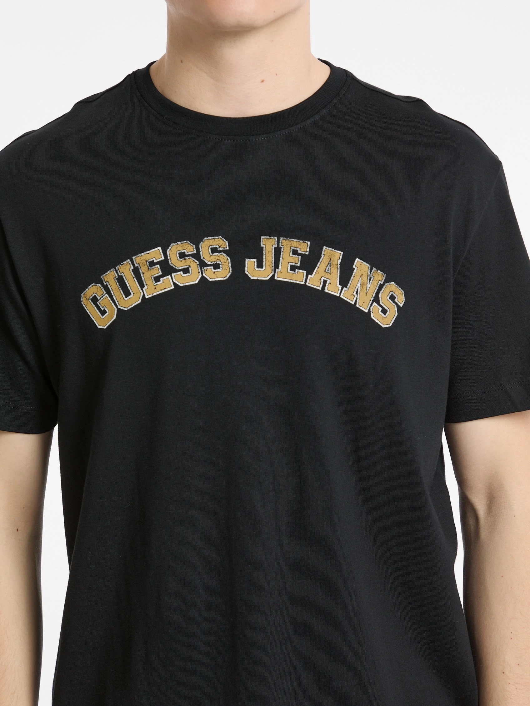 Guess Jeans Erkek Siyah T-shirt