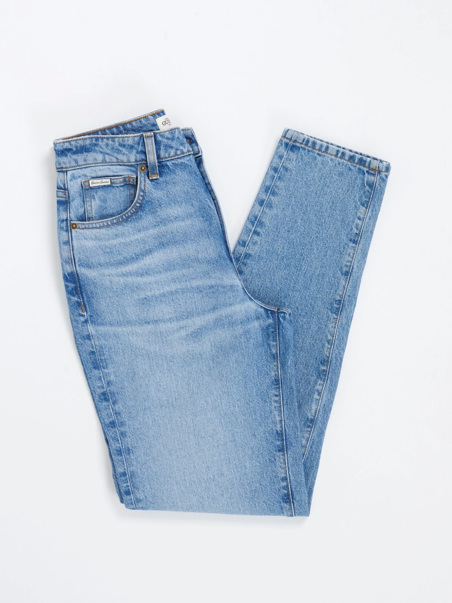 Guess  Jeans Kadın  Açık Mavi G06 Mom Jean Pantolon
