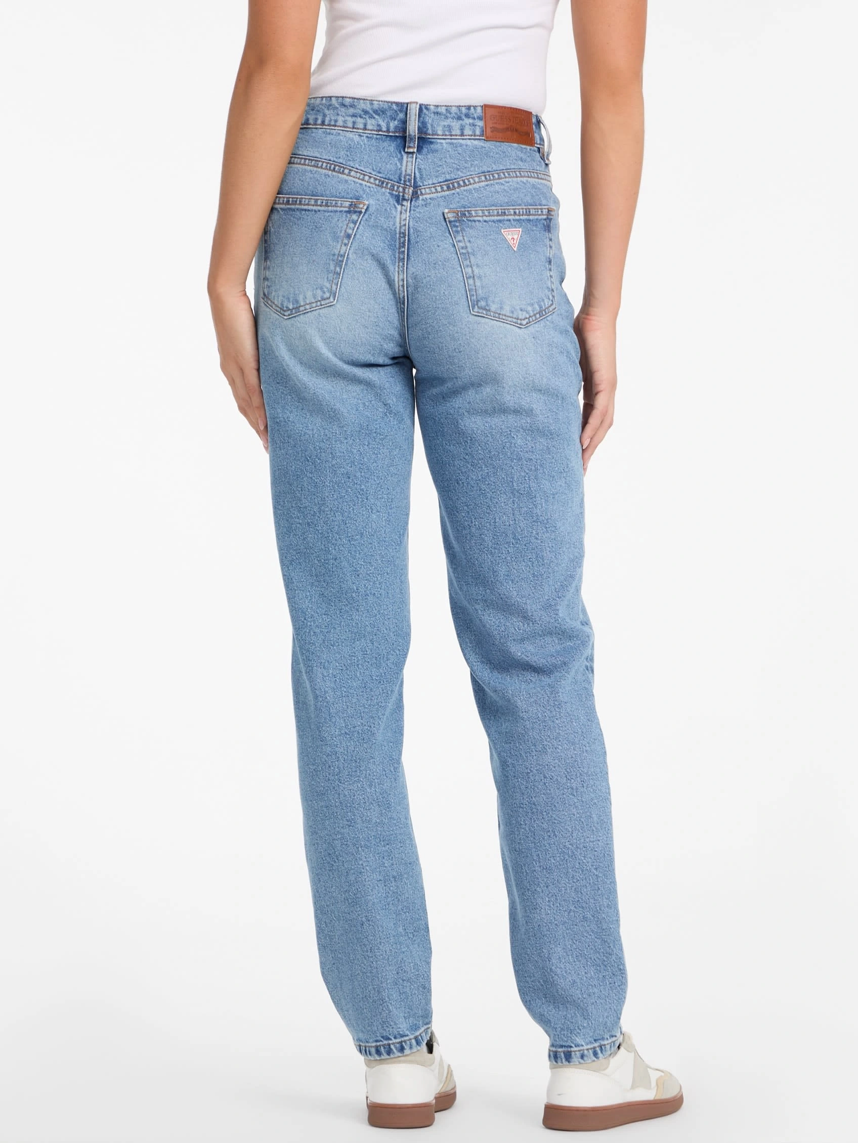 Guess  Jeans Kadın  Açık Mavi G06 Mom Jean Pantolon