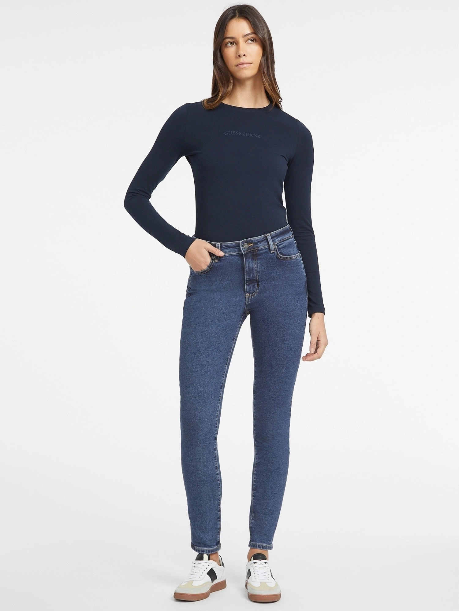 Guess Jeans Kadın G05 Skinny Mavi Kot Pantolon