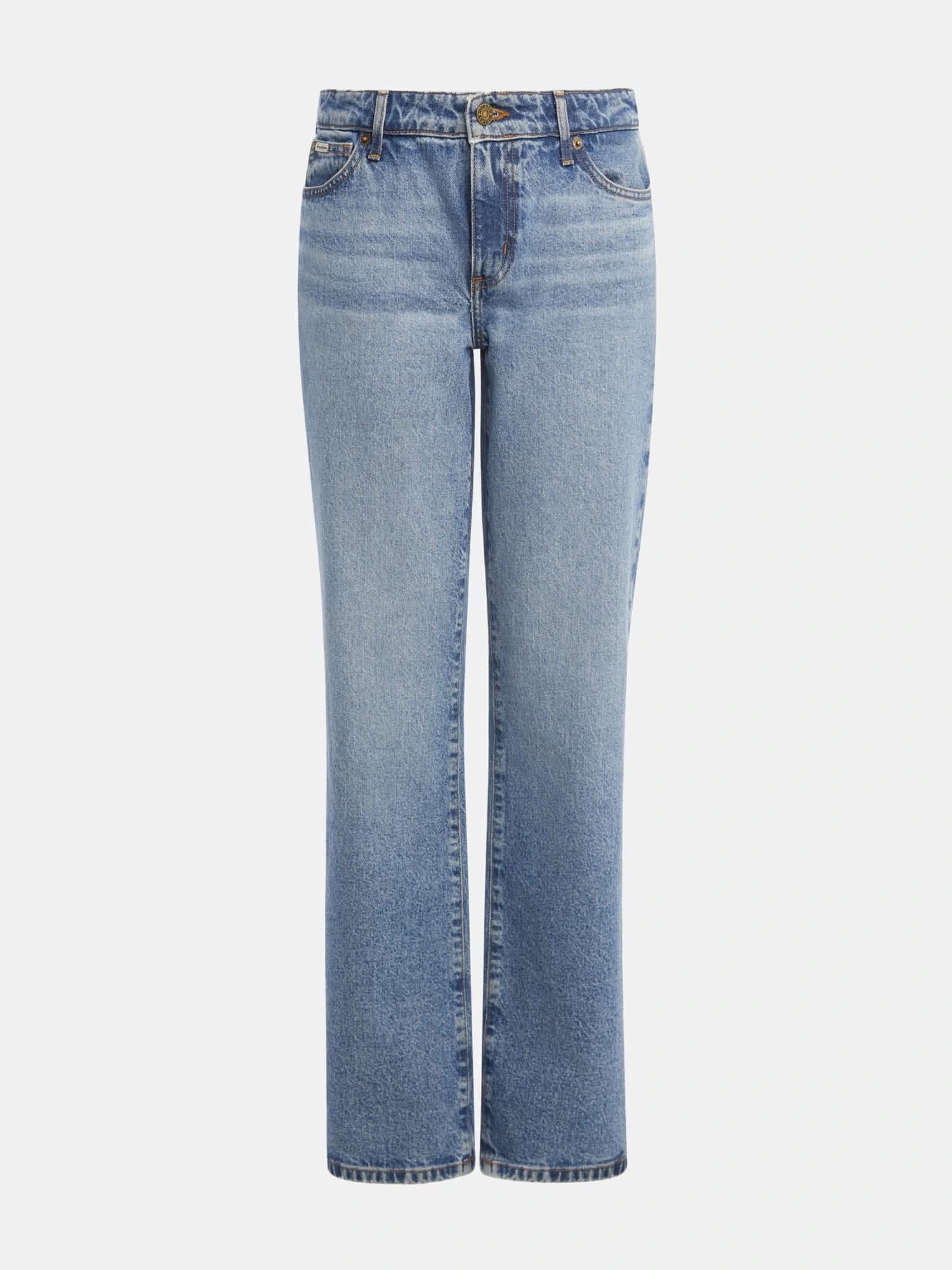 Guess Jeans Kadın G08 Straight Kesim Mavi Kot Pantolon