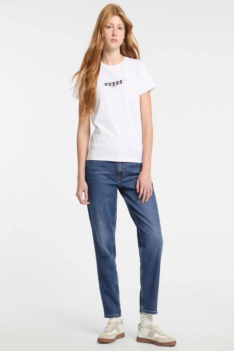 JEANS Kadın Relaxed Mom Fit Denim Jean Yüksek Bel