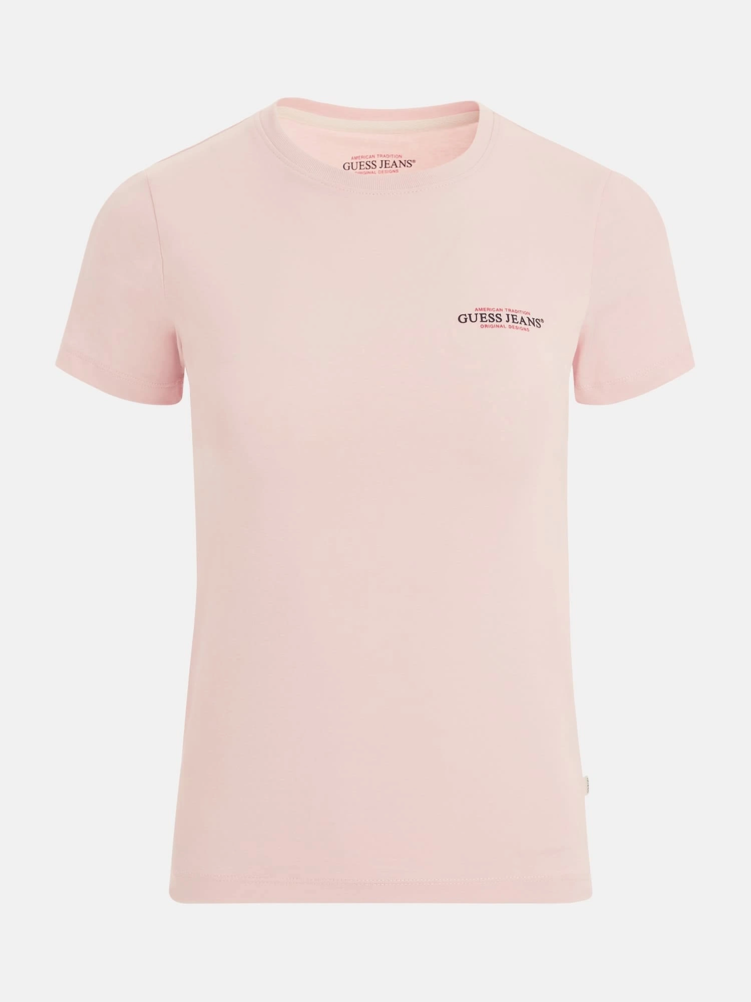 Guess Jeans Kadın Slim Mini Pembe T-Shirt