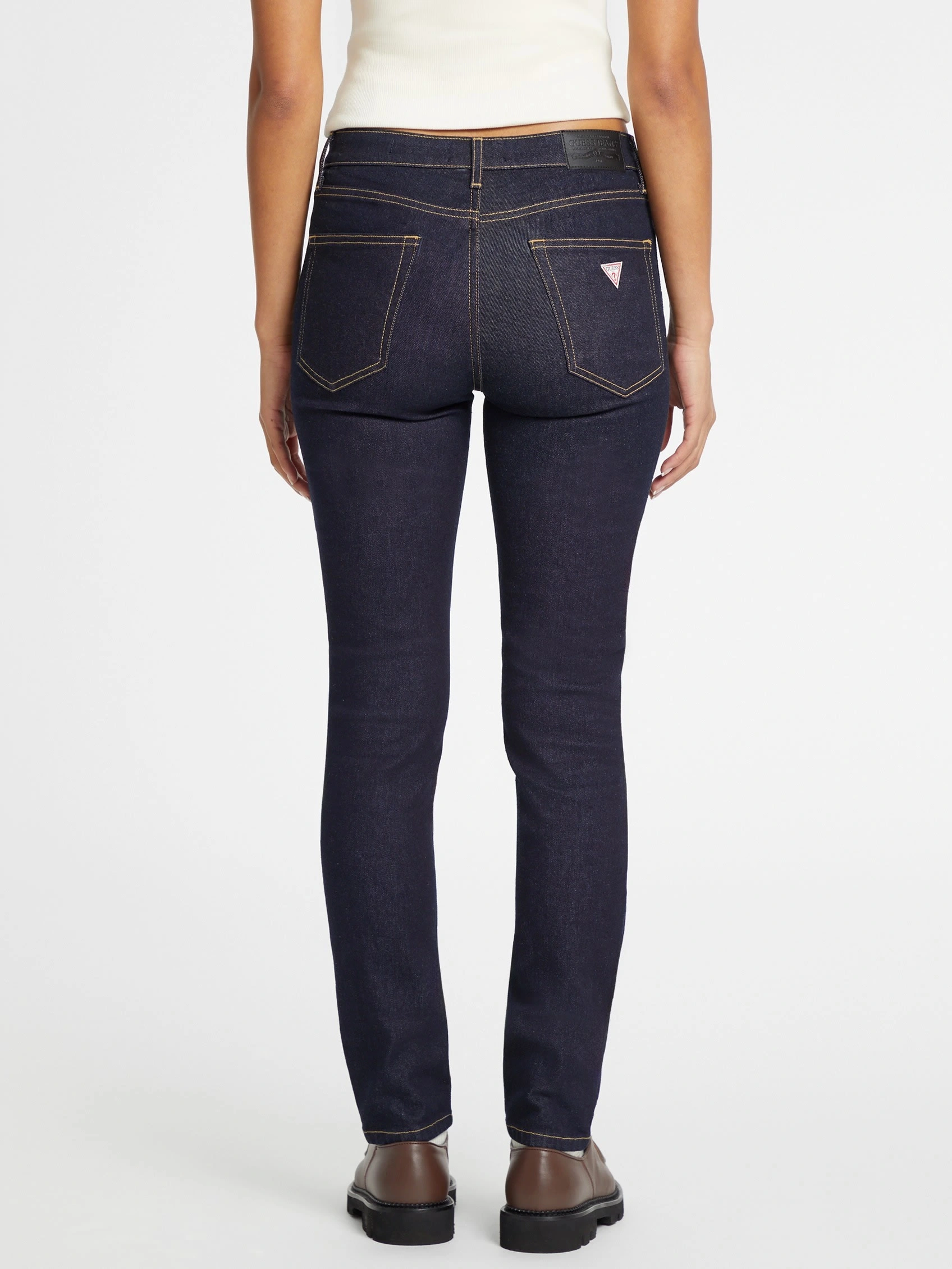 GUESS JEANS Kadın Yüksek Bel Skinny Denim Pantolon