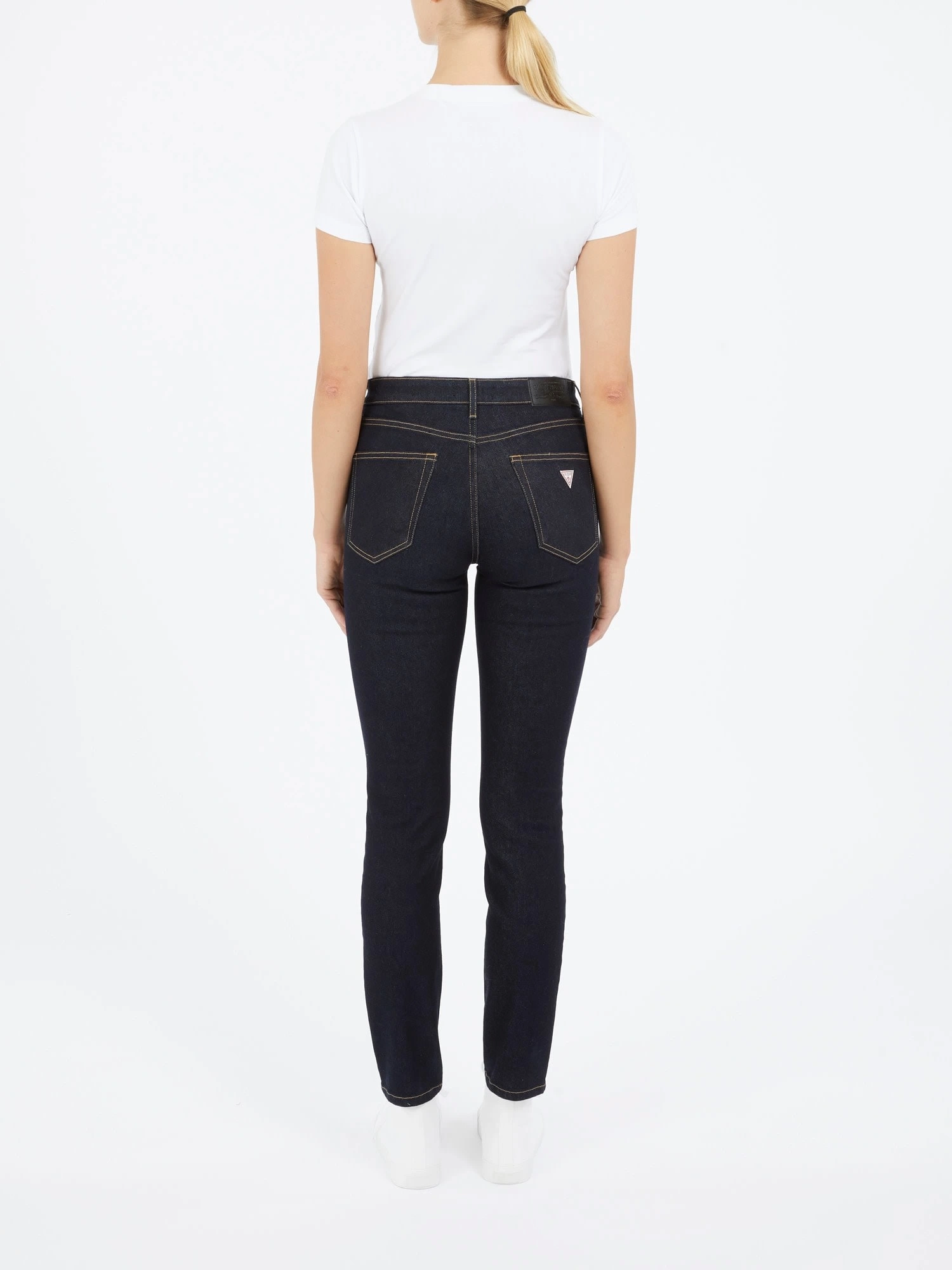 GUESS JEANS Kadın Yüksek Bel Skinny Denim Pantolon