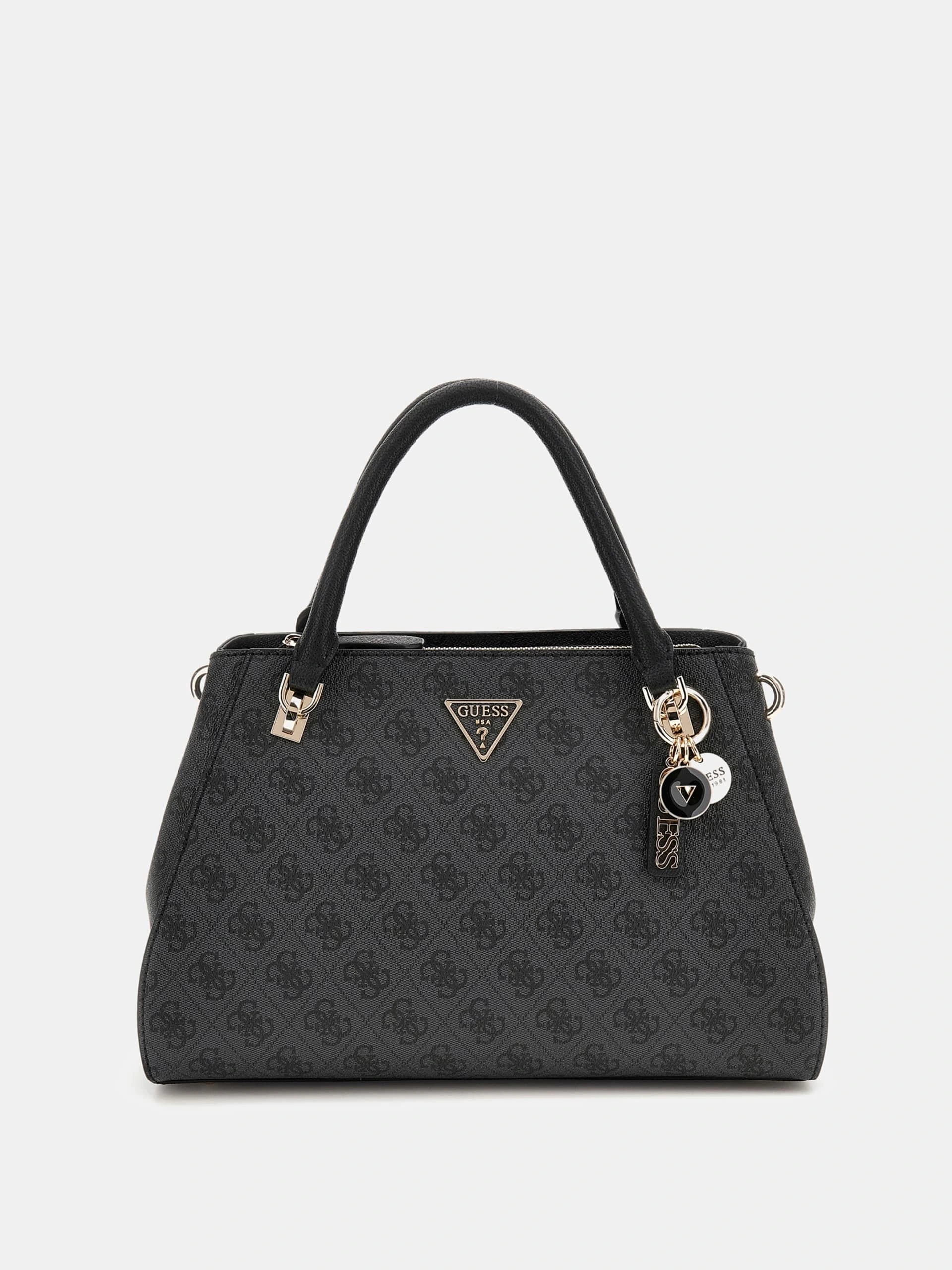 Guess Kadın Antrasit Noelle Luxury Satchel Çanta