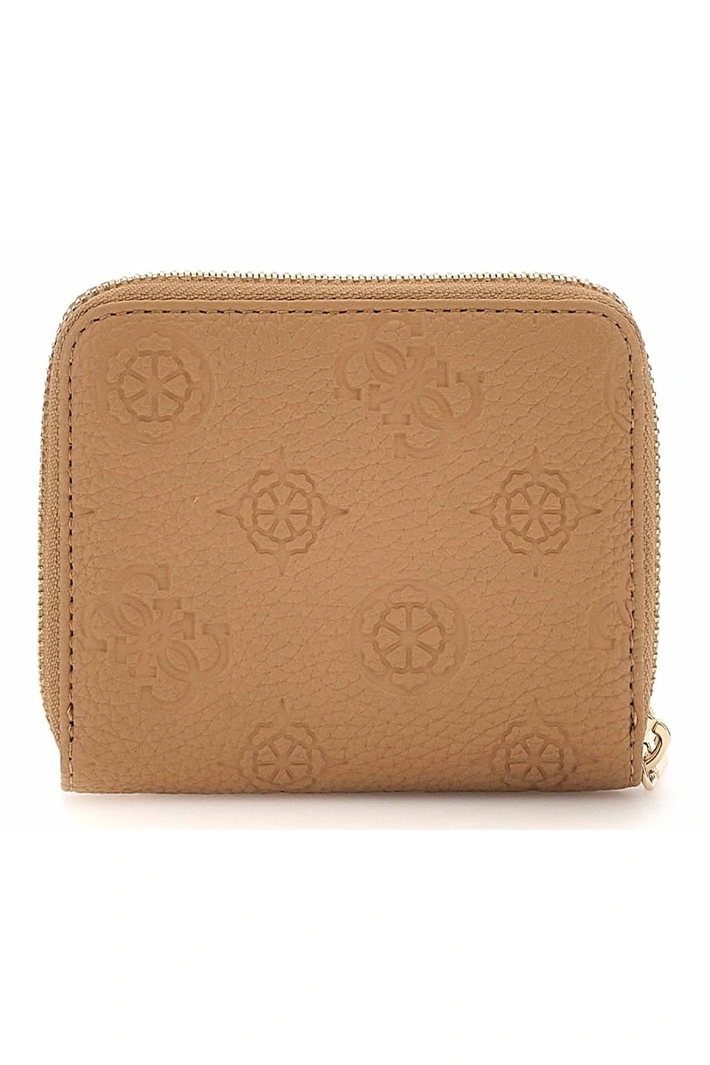 Guess Kadın Bej Cresidia Küçük Fermuarlı Cüzdan