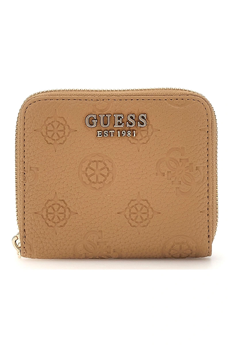 Guess Kadın Bej Cresidia Küçük Fermuarlı Cüzdan