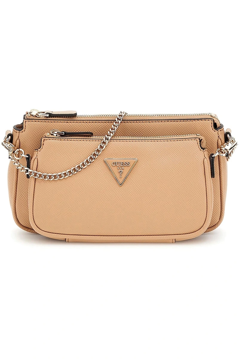 Guess Kadın Bej Noelle Çift Kılıflı Crossbody Çanta